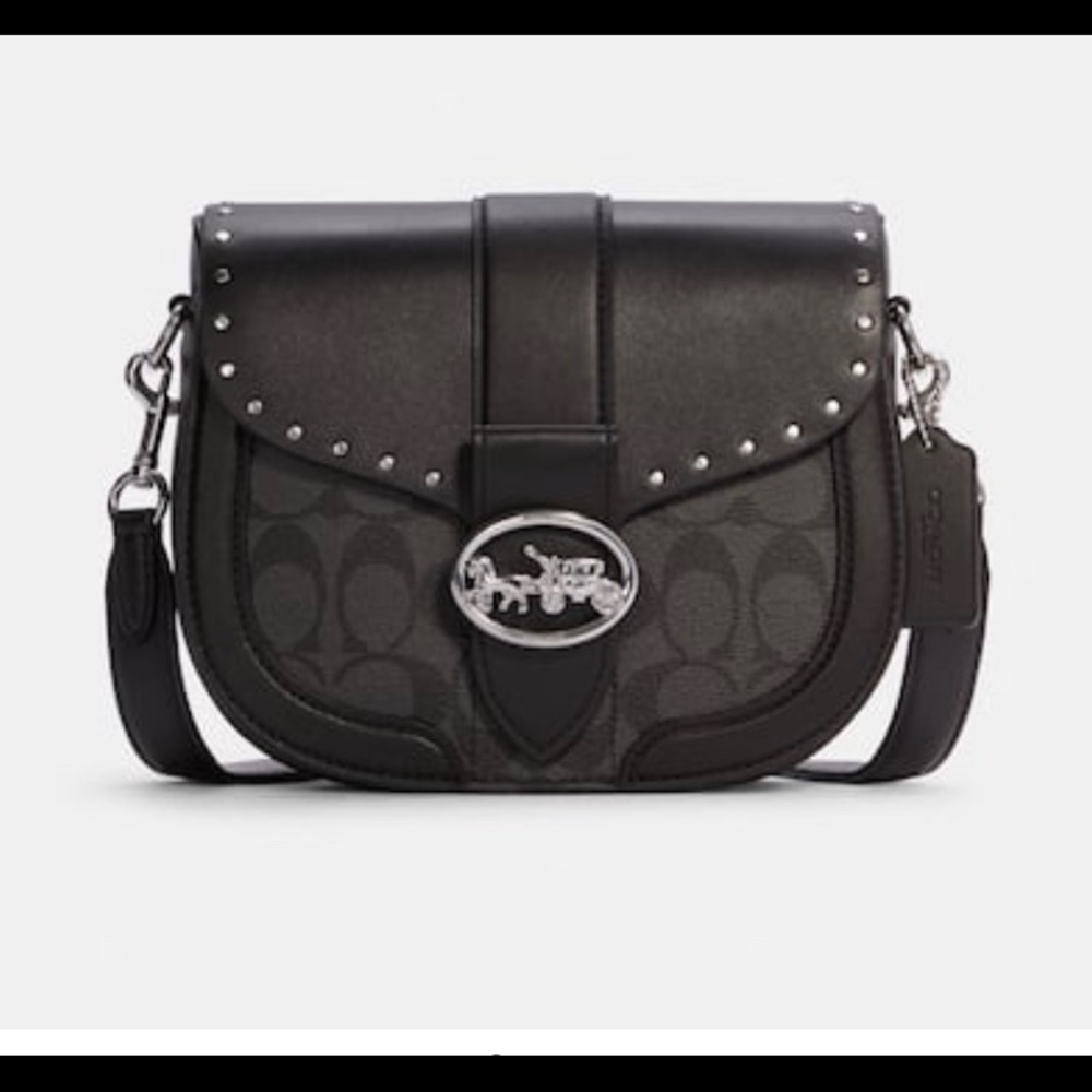 Signature Coach saddlebag purse